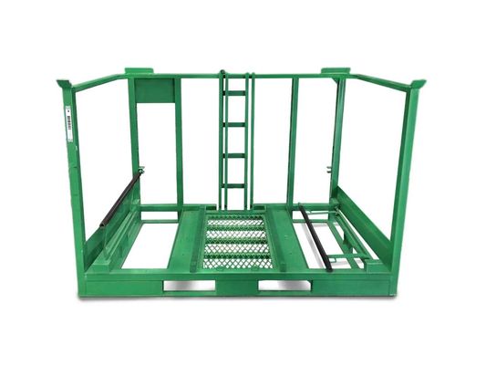 品質  Mild Steel Q235 1.5T Capacity unfolding Stackable Steel Pallets 工場