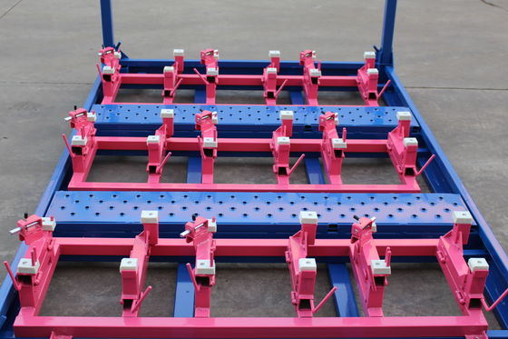 2000KGS 4は取り外し可能で積み重ね可能な鋼鉄パレットを層にする