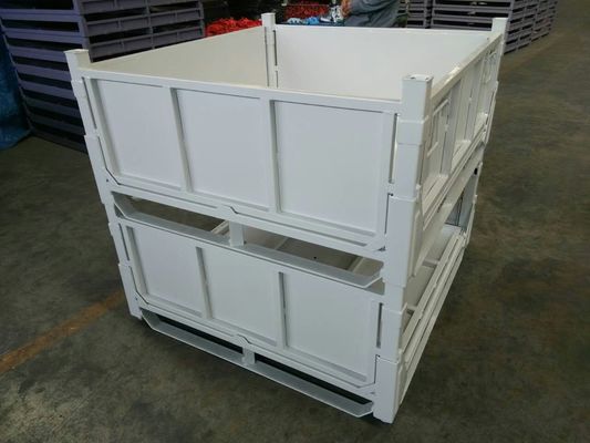 粉のコーティング1500kg容量2mm鋼鉄パレットおり
